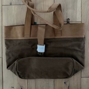 *NWT* Vintage L.L. Bean Sunwashed Canvas Tote